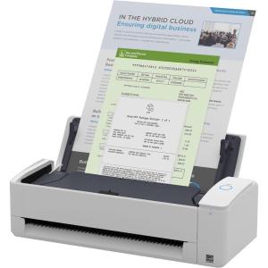 imageScanSnap iX1300 Compact Wireless or USB DoubleSided Color Document Photo ampamp Receipt Scanner with Auto Document Feeder and Manual Feeder for Mac or PC WhiteScanSnap iX1300 White