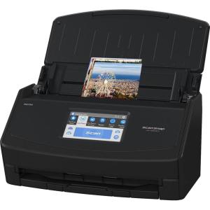 imageScanSnap iX1600 Wireless or USB HighSpeed Cloud Enabled Document Photo ampamp Receipt Scanner with Large Touchscreen and Auto Document Feeder for Mac or PC 17 watts BlackScanSnap iX1600 Black Photos  Documents